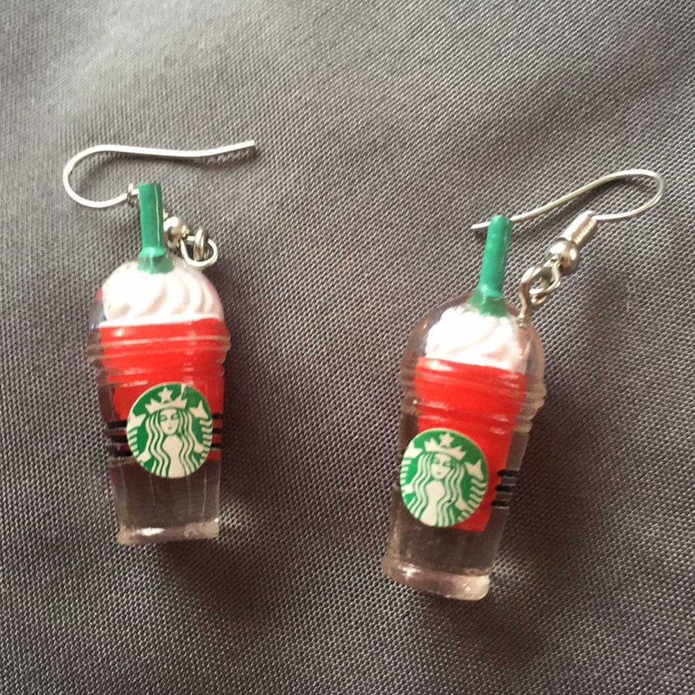 Starbucks Frapaccino Drink Earrings